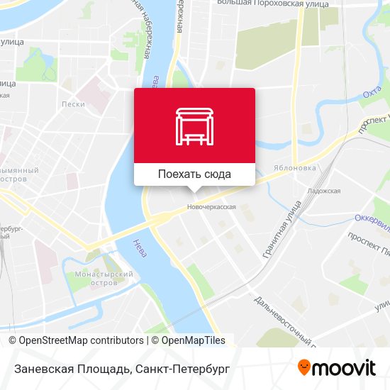 Карта Заневская Площадь