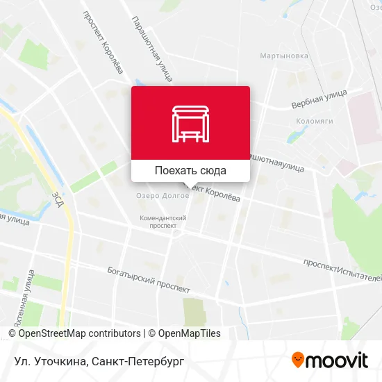 Карта Ул. Уточкина