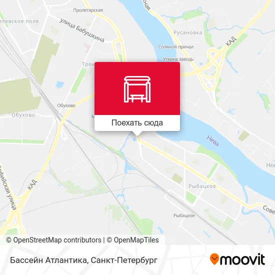 Карта Бассейн Атлантика