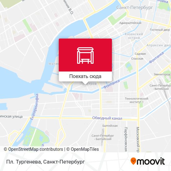 Карта Пл. Тургенева