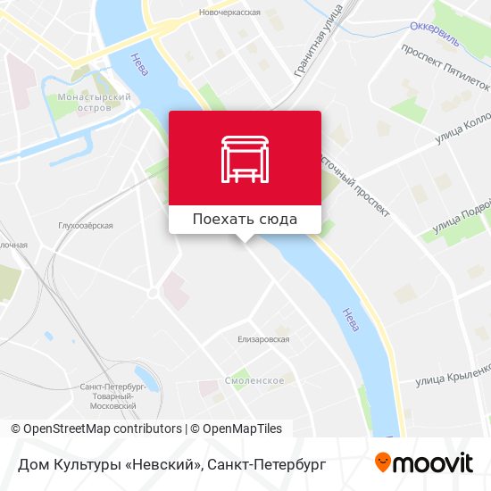 Карта Дом Культуры «Невский»