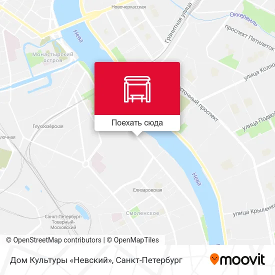 Карта Дом Культуры «Невский»
