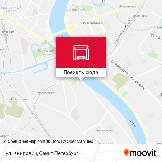 Карта ул. Книпович