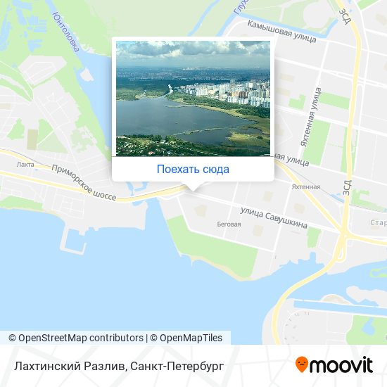 Карта Лахтинский Разлив