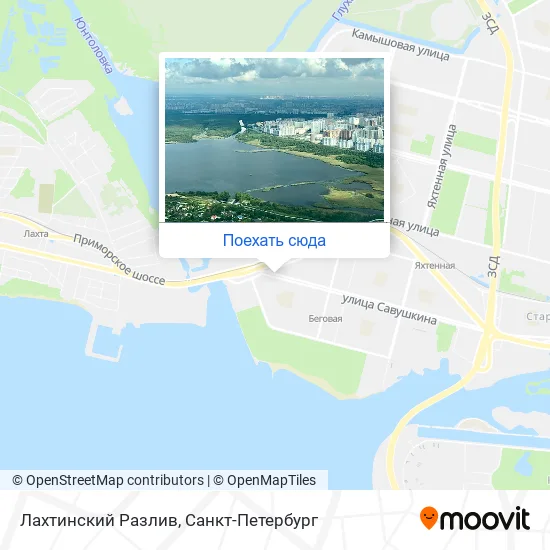 Карта Лахтинский Разлив