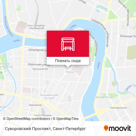 Карта Суворовский Проспект