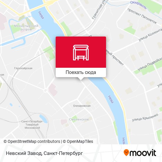 Карта Невский Завод