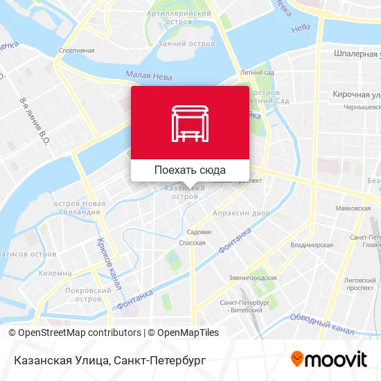 Карта Казанская Улица