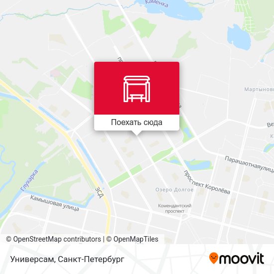 Карта Универсам