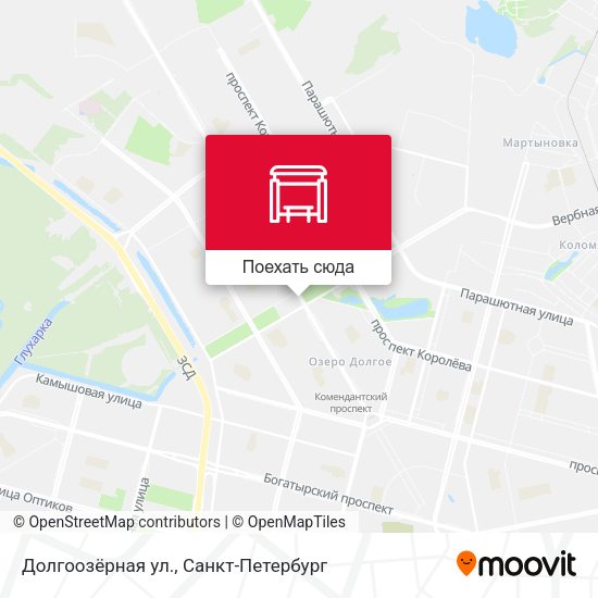 Карта Долгоозёрная ул.