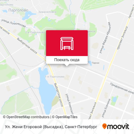 Карта Ул. Жени Егоровой (Высадка)
