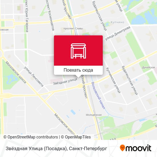 Карта Звёздная Улица (Посадка)