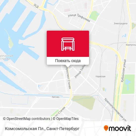 Карта Комсомольская Пл.