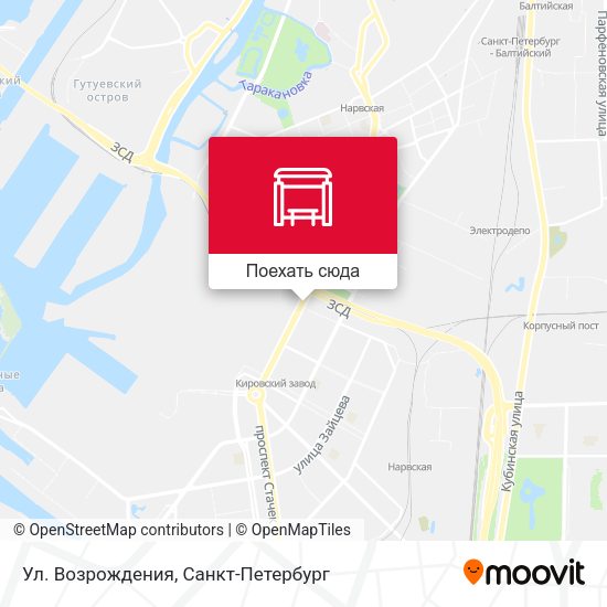 Карта Ул. Возрождения