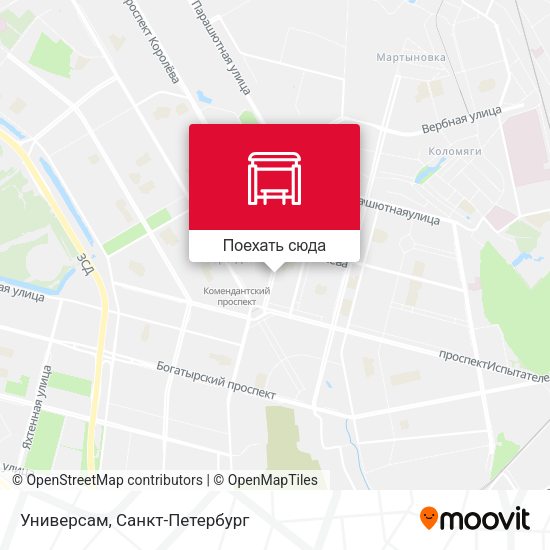 Карта Универсам