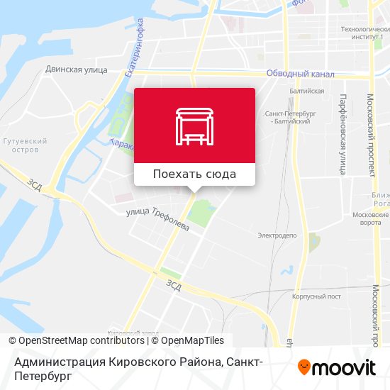 Карта Администрация Кировского Района