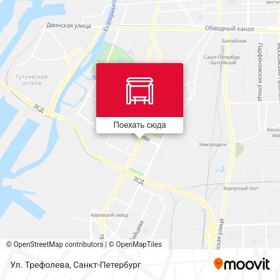 Карта Ул. Трефолева