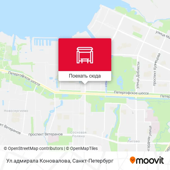 Карта Ул.адмирала Коновалова
