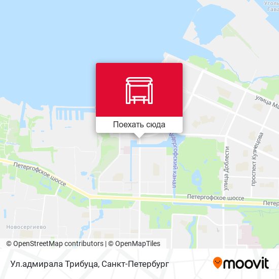Карта Ул.адмирала Трибуца