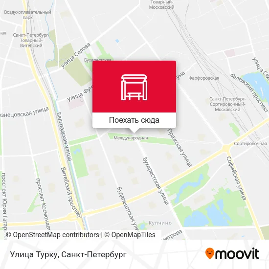 Карта Улица Турку