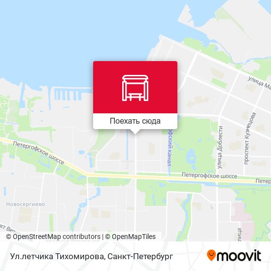 Карта Ул.летчика Тихомирова