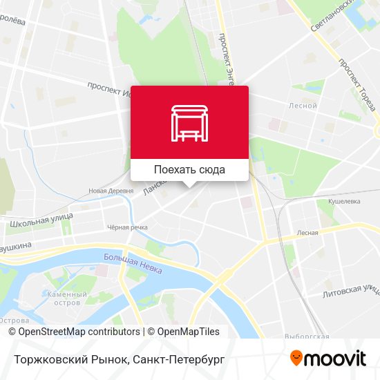 Карта Торжковский Рынок
