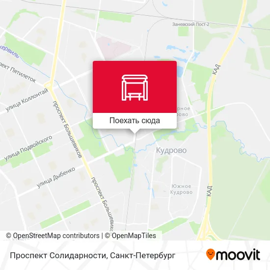 Карта Проспект Солидарности