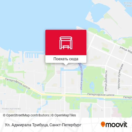 Карта Ул. Адмирала Трибуца