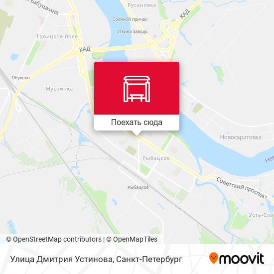 Карта Улица Дмитрия Устинова