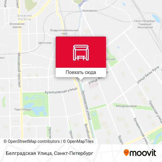 Карта Белградская Улица