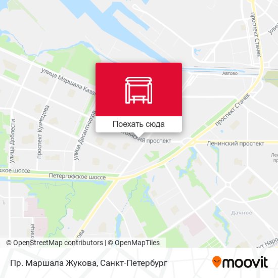 Карта Пр. Маршала Жукова