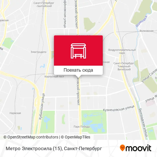 Карта Метро Электросила (15)