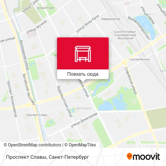 Карта Проспект Славы