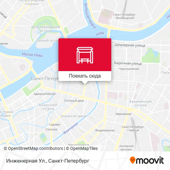 Карта Инженерная Ул.