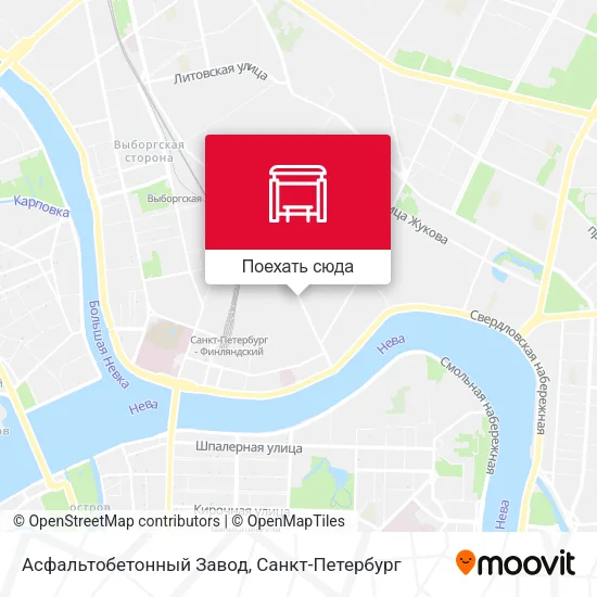 Карта Асфальтобетонный Завод