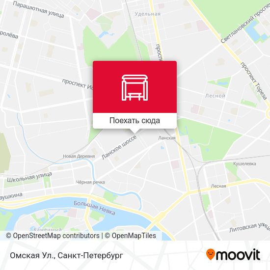 Карта Омская Ул.