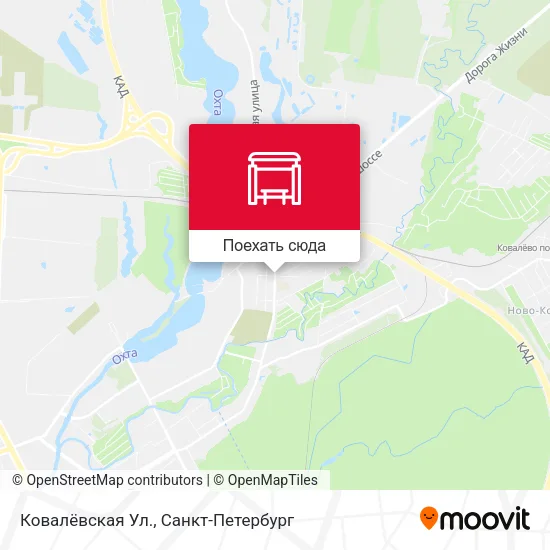 Карта Ковалёвская Ул.