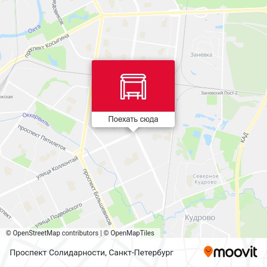 Карта Проспект Солидарности