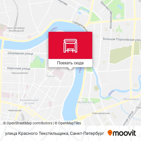 Карта улица Красного Текстильщика