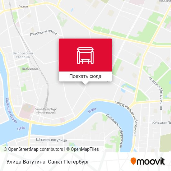 Карта Улица Ватутина