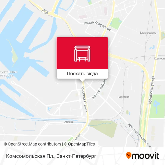 Карта Комсомольская Пл.