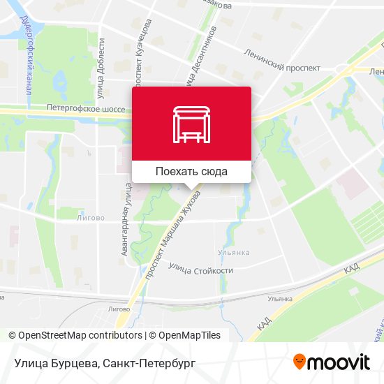 Карта Улица Бурцева