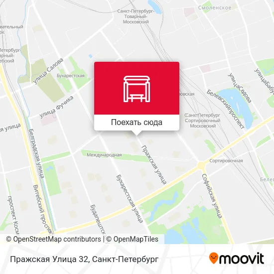 Карта Пражская Улица 32