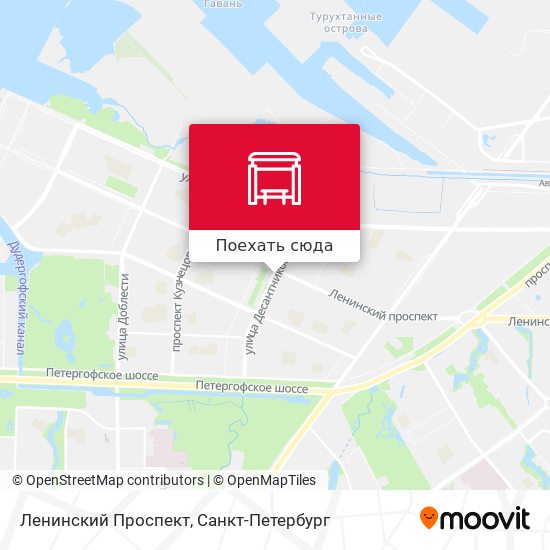 Карта Ленинский Проспект