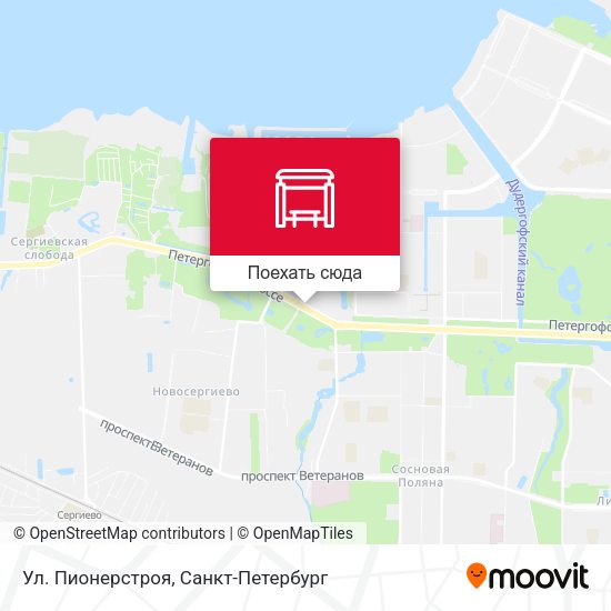 Карта Ул. Пионерстроя