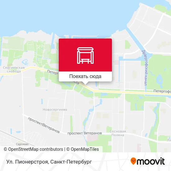 Карта Ул. Пионерстроя