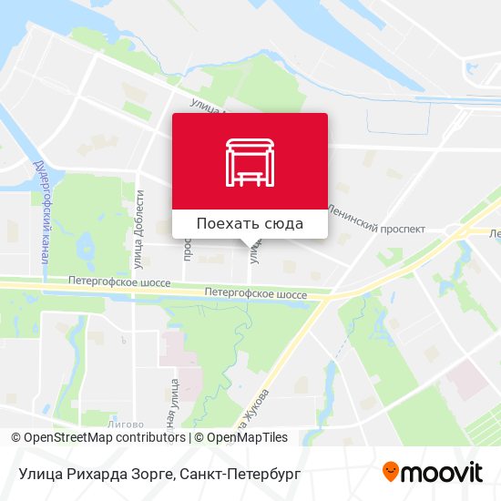 Карта Улица Рихарда Зорге