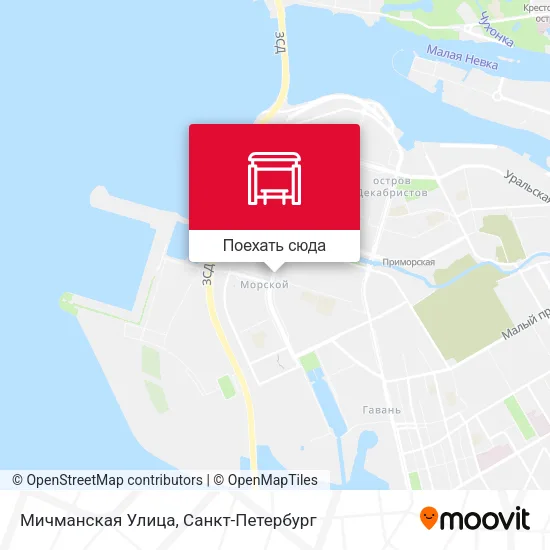 Карта Мичманская Улица