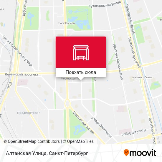 Карта Алтайская Улица