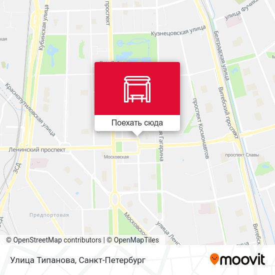 Карта Улица Типанова